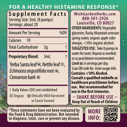 Kick-Ass Allergy Seasonal Rescue For Pregnancy Ingredients & Supplement Facts