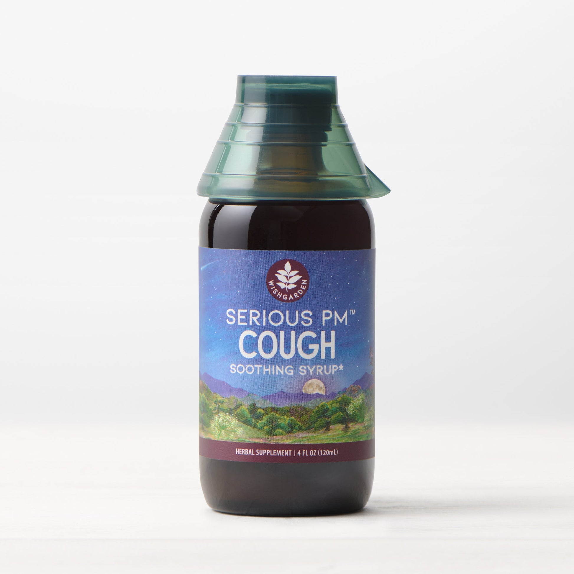 Serious PM Cough Soothing Syrup 4oz Jigger