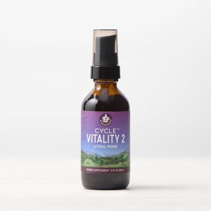 Cycle Vitality 2 Luteal Phase - Progesterone Support 2oz Pump