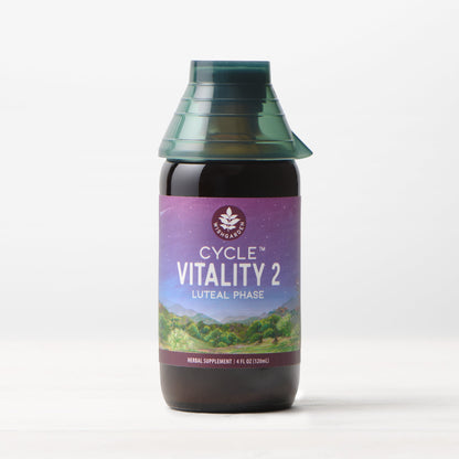 Cycle Vitality 2 Luteal Phase - Progesterone Support 4oz Jigger