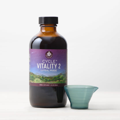 Cycle Vitality 2 Luteal Phase - Progesterone Support 8oz Bottle