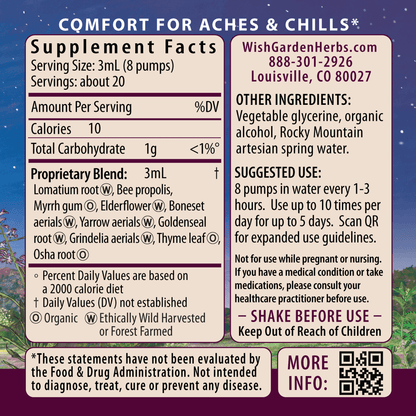 Serious V-Fighter Immune Force Ingredients & Supplement Facts