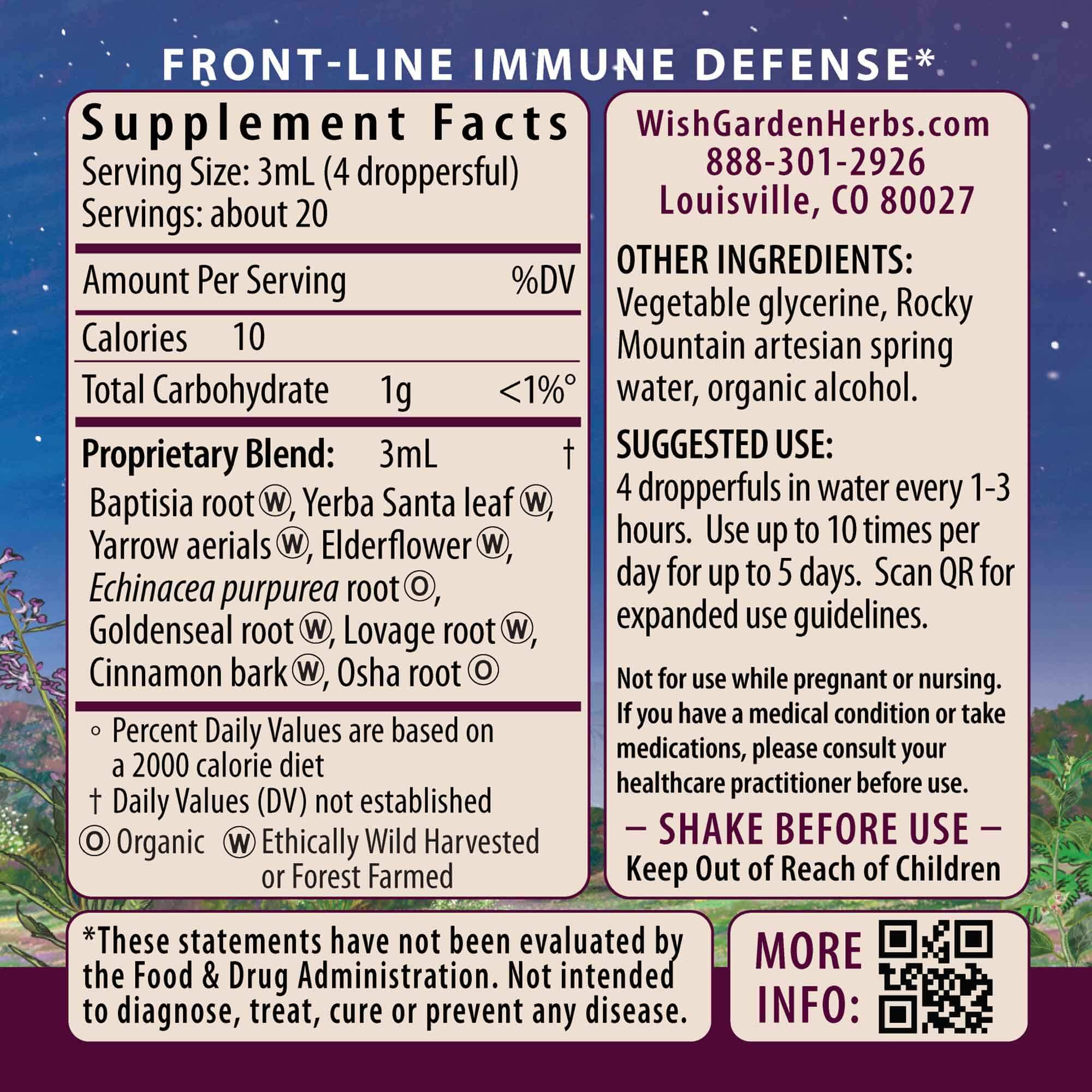 Kick-Ass Immune Activator Ingredients & Supplement Facts