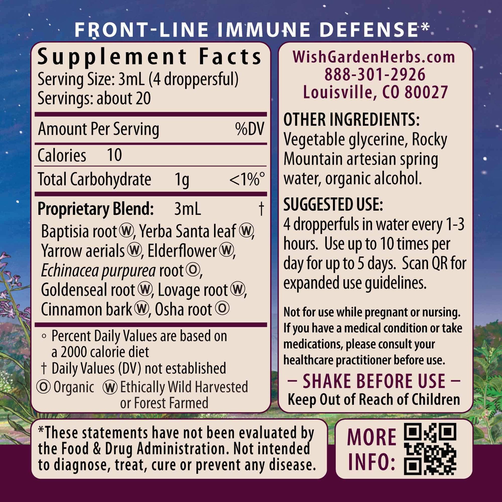 Kick-Ass Immune Activator Ingredients & Supplement Facts