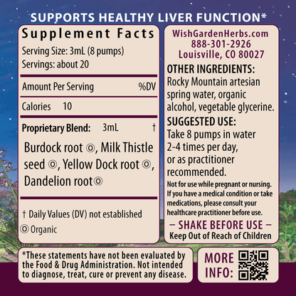 Liver Strength Daily Support Ingredients & Supplement Facts