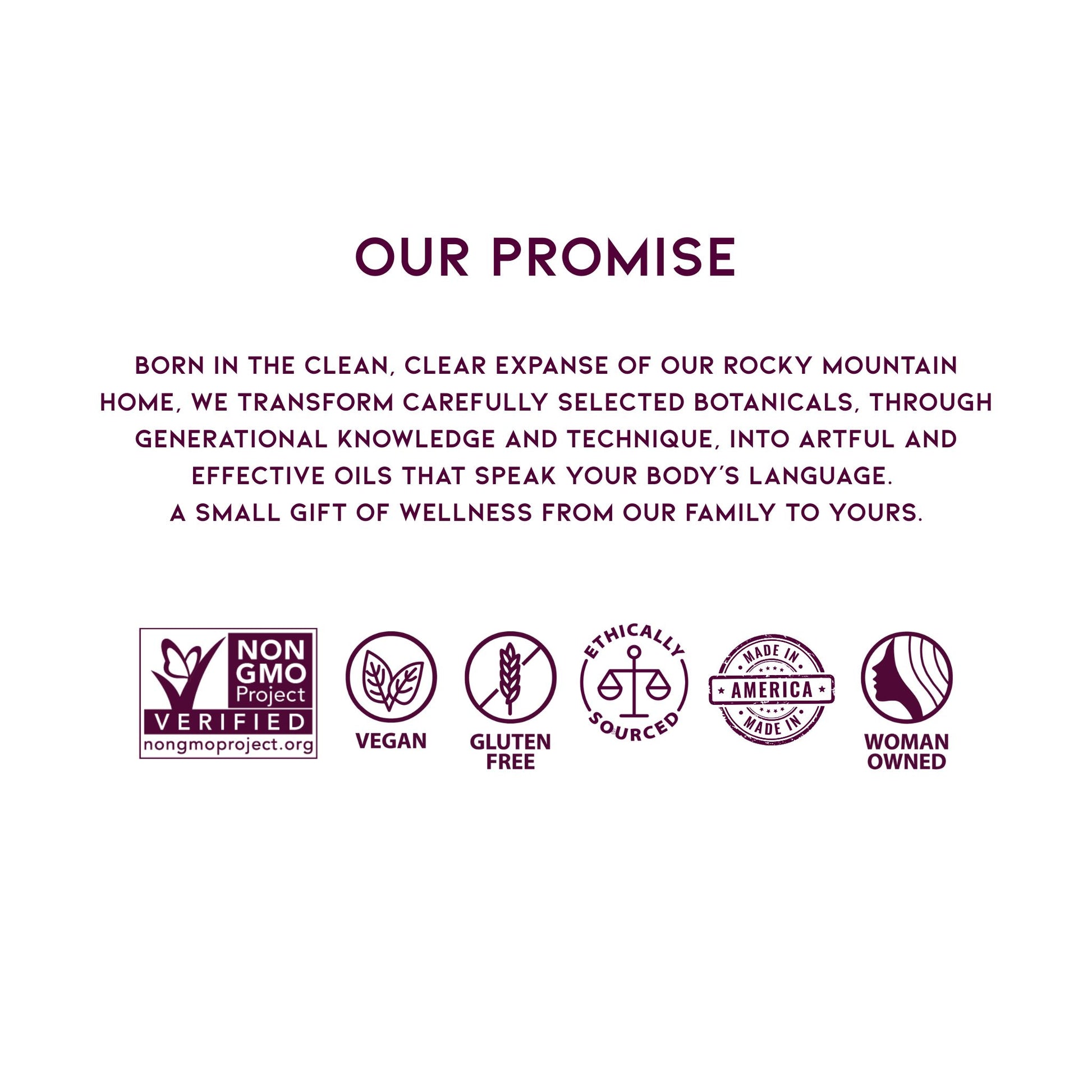 WishGarden Herbs Clean Ingredient Promise