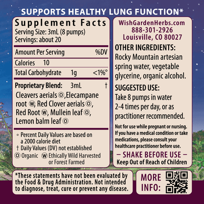 Respiratory Strength Daily Support Ingredients & Supplement Facts