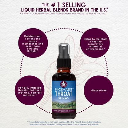 Benefits of Kick-Ass Throat Spray