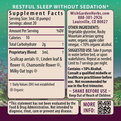 Sleepy Nights & Fresh Mornings for Pregnancy Ingredients & Supplement Facts